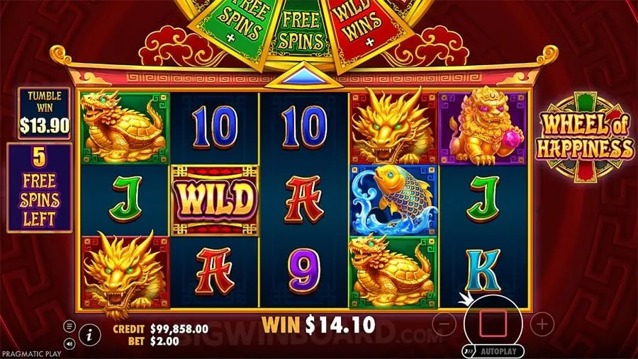 Diverse selection of casino games