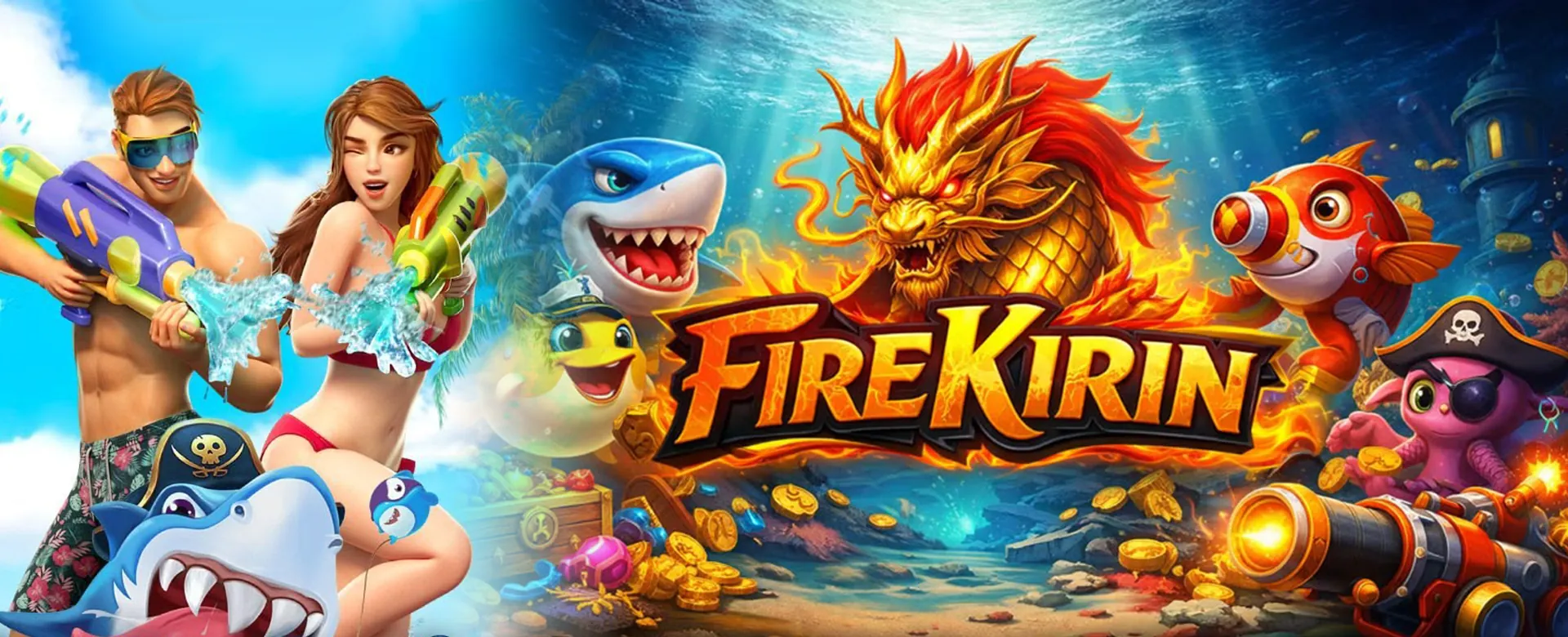 Kinggame Welcome Bonus Hero Image with Golden Coins and Casino Elements